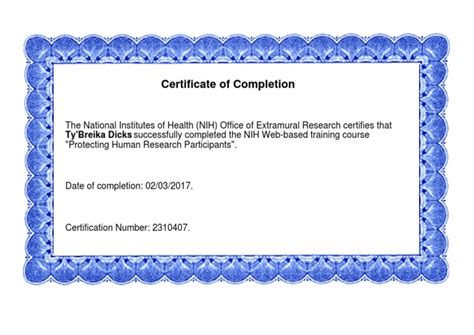 What is nih certification. Things To Know About What is nih certification. 